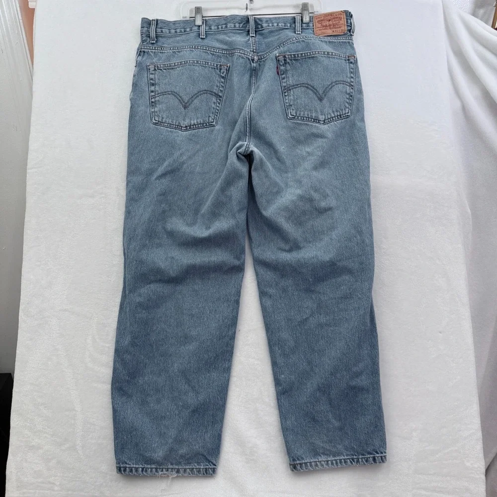 Levis 560 Jeans Mens 40x30 Blue Comfort Fit Loose Baggy Tappered Leg